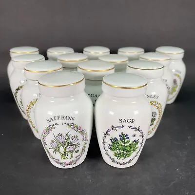 YOU PICK - Vintage 1985 Franklin Mint GLORIA VANDERBILT Porcelain Spice Jars • $12.95