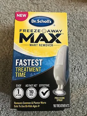 $17.99 • Buy New Dr. Scholl's Freeze Away MAX Wart Remover 10 Treatments Exp 5/2023