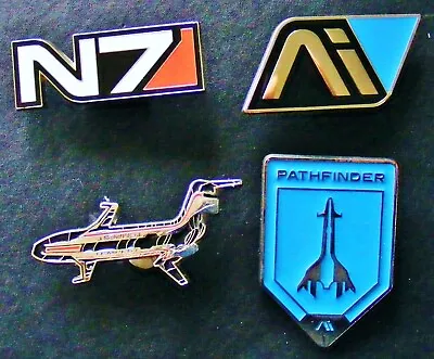 Mass Effect N7 Ai Tempest Badges X4 Cosplay Props Pathfinder Bioware • $25