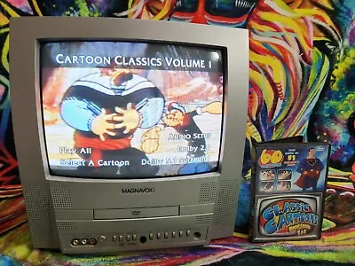 Magnavox 13 Inch Retro Gaming CRT TV DVD Player Combo MWC13D5A  • $109.99