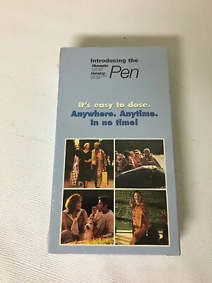 Humulin Pen Drug Rep VHS Tape NEW SEALED Humalog Prescription Medical How To HTF • $49.99