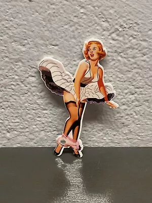MARILYN MONROE Thick Metal Magnet Actress Model Pin Up Gas Oil Sign • $29.99