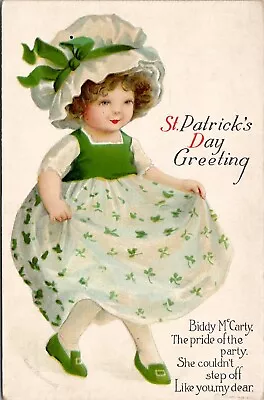 Ellen Clapsaddle St Patrick's Day Biddy McCarty Pride Of The Party Postcard W9 • $39.95