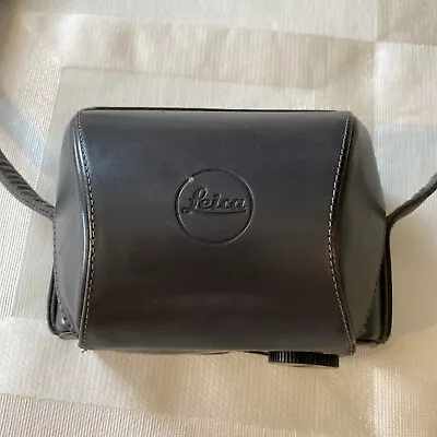 Leica D-Lux 4 Genuine Leather Digital Camera Case Padded With Strap Grey • $65