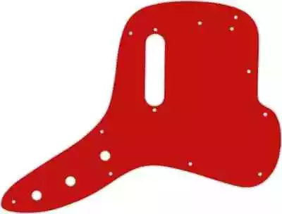 WD Custom Pickguard For Fender 1971-1977 Musicmaster Bass #07S Red Solid • $43.99