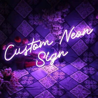 $20 • Buy Custom Neon Sign LED Neon Sign Night Light For Home Birthday Wall Wedding Décor