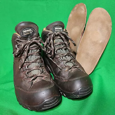 Hiking Mountain Shoes MEINDL Comfort Fit Mens Boots Goretex Brown Leather Size 9 • $76.99