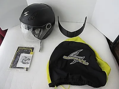 Scorpion EXO-200 Motorcycle Helmet XXL With Bag And Visor Matte Black • $19.44