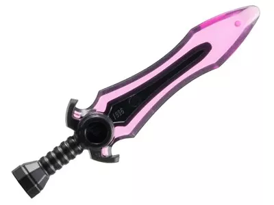 Weapon Sword With Molded Trans-Pink (1996pb02) - Lego Part - Like New • $11