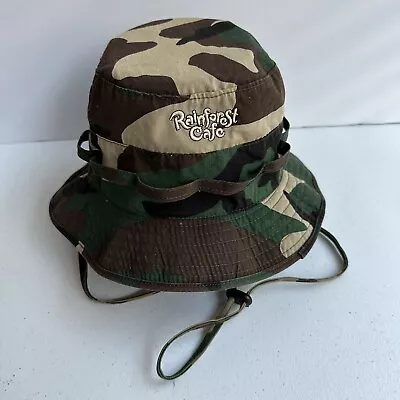 Rainforest Cafe Boys One Size Safari Hat Camo Jungle Safari Guide Casual • $5