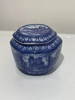 Ringtons Tea Caddy Biscuits Jar Windsor Castle Pattern By Wade FOR CHARITY • £4