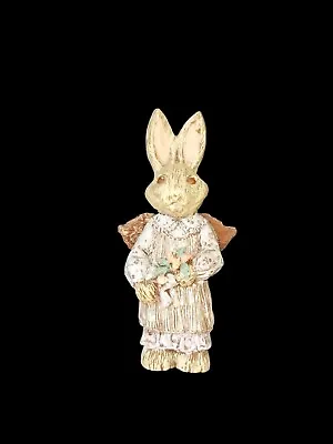 Vintage Sarah's Attic Figurine 1990's Bunny Rabbit Angel Figure Collection  • $14.99