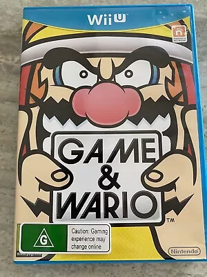 Game & And Wario - Nintendo Wii U Game - Free AUS Post VERY RARE WORKING • $99.99