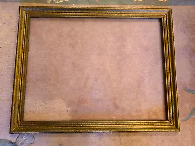 Vintage Victorian Style  Gold Gilt Gesso Frame 25  X 19  Painting #17. • $47.07