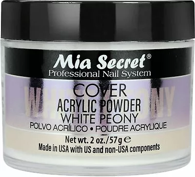 Mia Secret Acrylic Nail Powder Cover White Peony 2 Oz - USA • $14.40