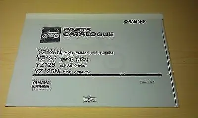 Spare Parts Catalogue Manual Parts Catalogue Fits Yamaha Yz 125 215MV-100E1 • £14.48