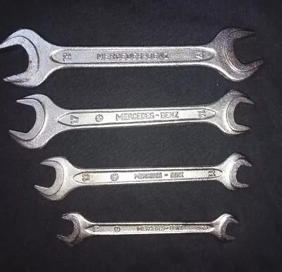 HEYCO 4 Piece Mercedes-Benz Metric Open End Wrench Set Lot - W Germany DIN895 • $29.99