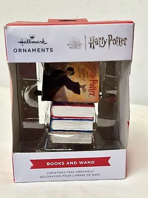 NEW Hallmark Ornaments - Harry Potter - Books And Wand Christmas Tree Ornament • $15.53