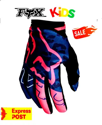 FOX SKEW Girls Youth  Motocross Gloves NEW Kids PINK BMX Dirt Bike MX Female YM • $29