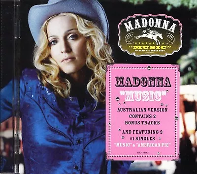 MADONNA CD Music 12 Track Orig. 2000 AUSTRALIAN Album W/ Sticker Inc Cyber-Raga • $31.05