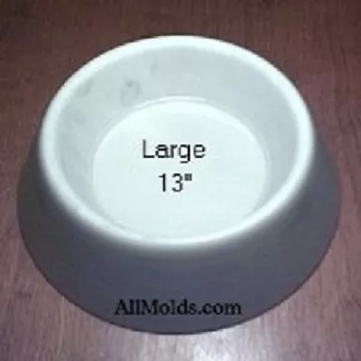 Large Dog Bowl Concrete Cement Mold • $31.95