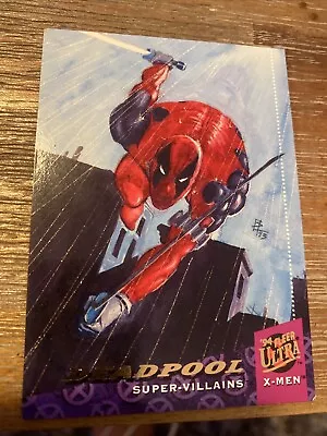 1994 MARVEL MASTERPIECES Fleer Ultra Trading Card - DEADPOOL #28 MCU X-Men • $799