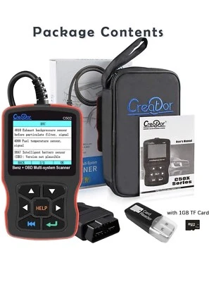 $73.23 • Buy Creator C502 OBD2 Diagnostic Scanner For Mercedes-Benz Check Engine Light Tool