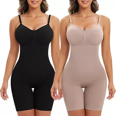 Women Frim Tummy Control Shapewear Shaping Bodysuit All In One Full Body Shaper • £12.99