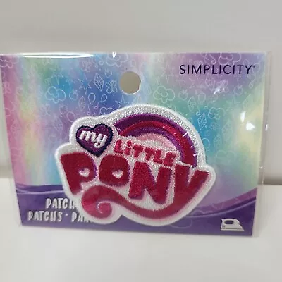 New Simplicity - My Little Pony Logo Patch Pink Kids Horse Embroidered Iron On • $21.99