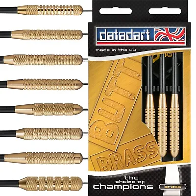 Datadart Brass Darts Set 18g 20g 22g 24g 26g 28g 30g 34g Grams Butt Knurled • £8.75