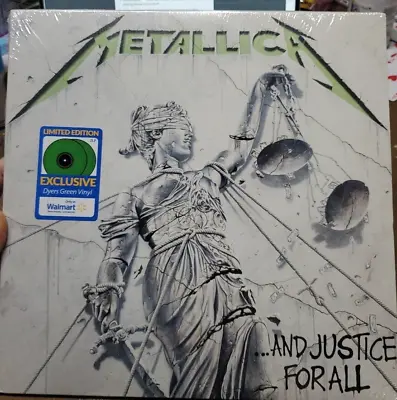 METALLICA  ... AND JUSTICE FOR ALL  LP Ltd Dyers Green Vinyl Hetfield Ulrich NEW • $23