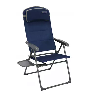 Quest Leisure Ragley Pro Recline Chair With Side Table Camping Garden BBQ • £59.94