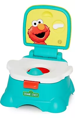 NEW Sesame Street ELMO Hooray 3-in-1 Potty Syep Stool Easy Stem Toilet Trainer • $37.99