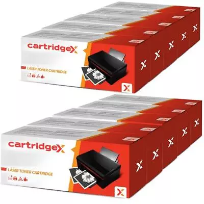 10 X Black Laser Toner Cartridges Compatible With Samsung ML1640 MLT-D1082S/ELS • £206.04