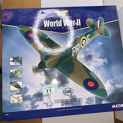 £159 • Buy Corgi Aviation 1/32 Supermarine Spitfire MkIA X4590/PRF 609 Sqn RAF- AA33901