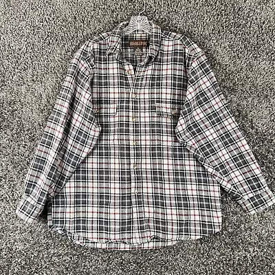 Moose Creek Legendary Outdoor Clothing Flannel Gray Men’s XL • $13.95