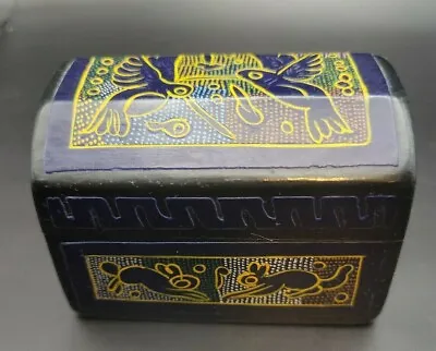 Vintage Small Box 3 X 2 X 2 Inches Dark Blue • $3.69