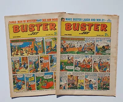 £1.50 • Buy Buster And Jet X2 Issues 1973