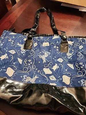 Disney Parks Enchanting Collection Mary Poppins Tote Bag Cherry Tree Lane Blue • $10