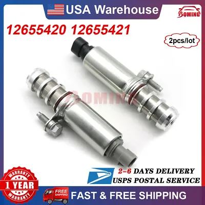 2X New VVT Variable Valve Timing Solenoid For Buick GM Chevy 12655420 12655421 • $37.96