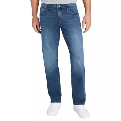 Chaps Men's Slim Leg Straight Fit Comfort Stretch Jeans • $21.99