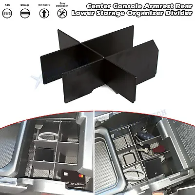 Center Armrest Box Organizer Rear Divider Kit For RAM 1500/2500/3500 2019-2023 • $13.97