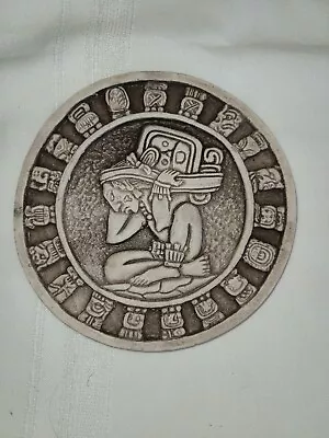 Mayan Aztec Calendar Plaque 5.25” Mexico • $18