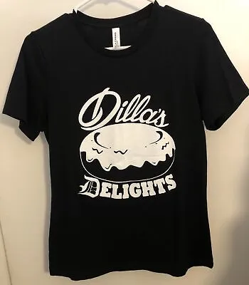 J Dilla’s Delights Small Black “Donut” T-shirt! Women’s S Jay Dee Slum Village • £20.27