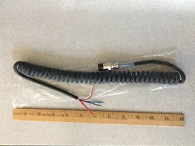 MICROPHONE Coiled Replacement Cord Cable 4 Pin (3ft) 2'-6'ft  Cobra CB HAM • $12