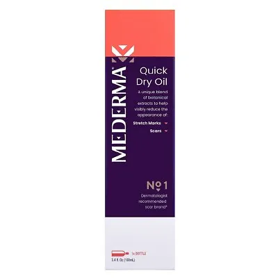 Mederma Quick Dry Oil Help Visibly Reduce The Appearance Of Stretch Marks 3.4 Oz • $20.59