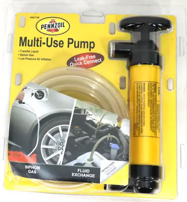 Multi-Use Pump By Pennzoil 36677 Leak-Free Quick Connect New In Original Package • $14.95