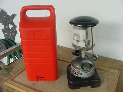 Coleman PEAK 1 (model 229) Lantern In Nice Shape - Dual Fuel + CASE  Backpacking • $124.50