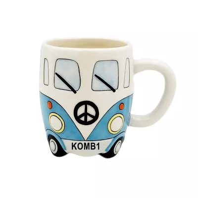 NEW 400ML Drinking Mug Ceramic Blue Kombi Mugs Coffee Mug Cup • $17.95