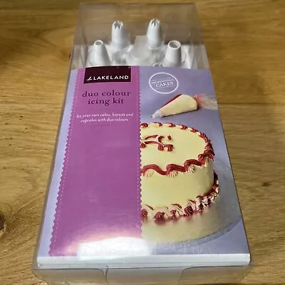 Lakeland Duo Colour Icing Kit Cake Baking Biscuits Cookies Decorate Cupcakes NEW • £2.75